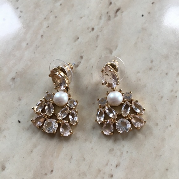 kate spade Jewelry - kate spade Glass and Pearl Statement Earrings
